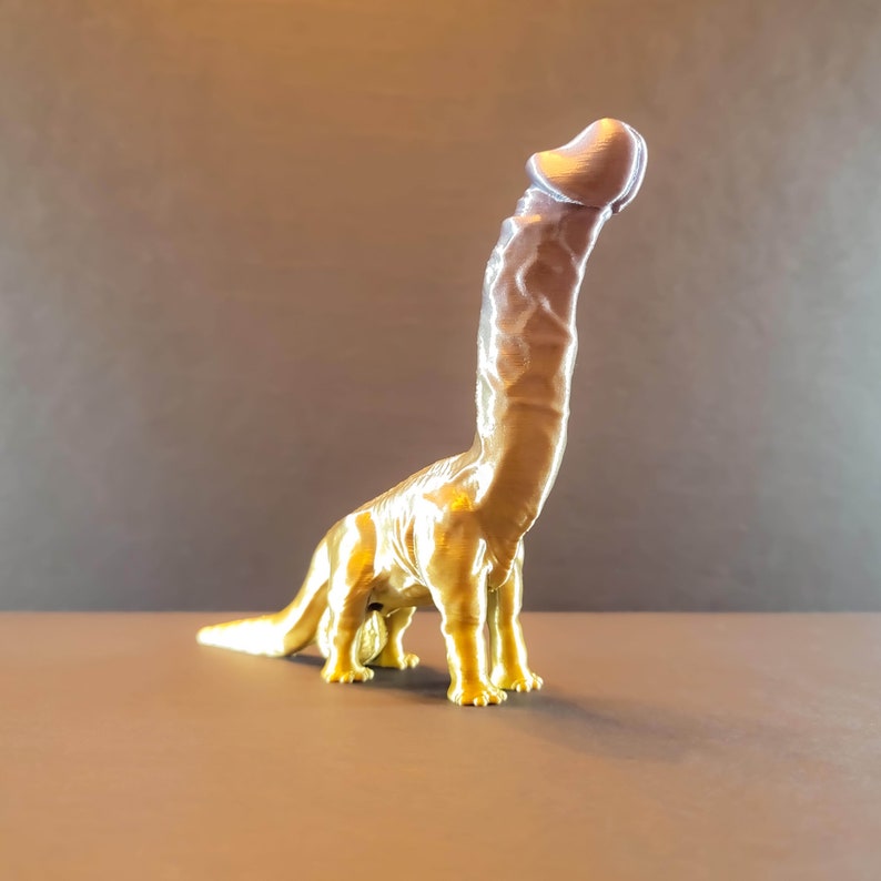Naughty Brachiosaurus 90Colors: Valentines Gift, Bachelorette Gift, Gag Gift, Romance Art, Homoerotic ArtDécor, Glow Dino Figurine image 8