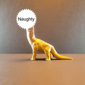 Naughty Brachiosaurus 90Colors: Valentines Gift, Bachelorette Gift, Gag Gift, Romance Art, Homoerotic ArtDécor, Glow Dino Figurine image 1