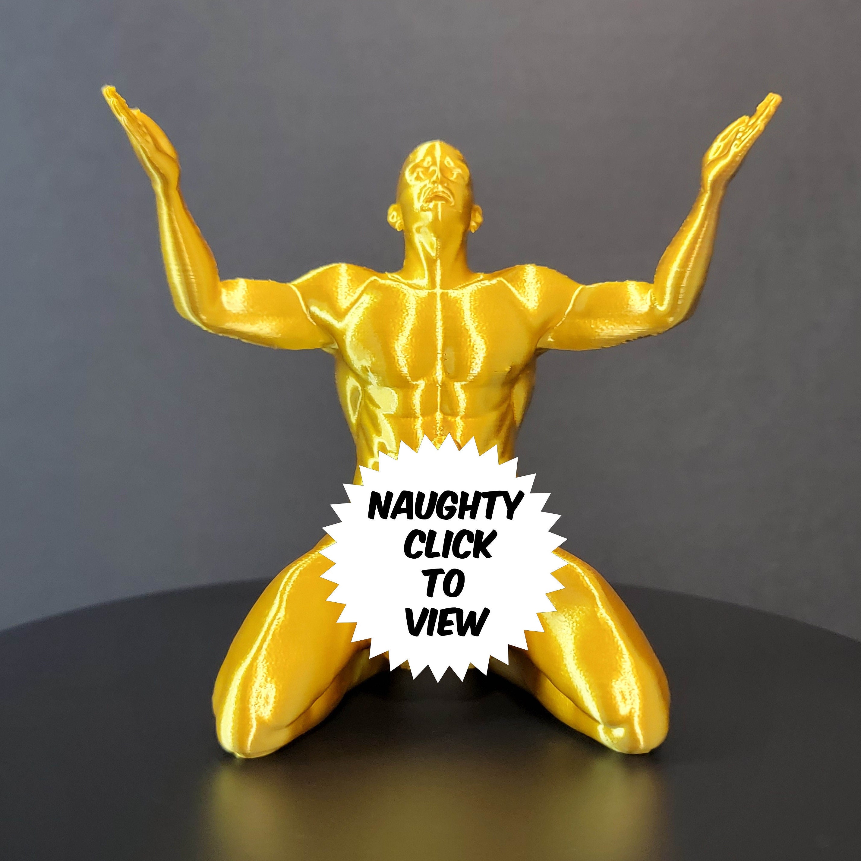 Ring Holder, Male Figure Art: Unique Gifts, Valentines Gift, Bachelorette Gift, Gag Gift, Romance Art, Wedding Ring Holder, 70+Colors