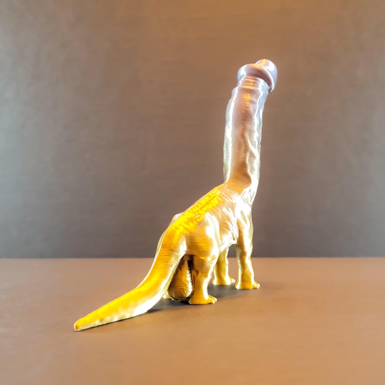 Naughty Brachiosaurus 90Colors: Valentines Gift, Bachelorette Gift, Gag Gift, Romance Art, Homoerotic ArtDécor, Glow Dino Figurine image 9