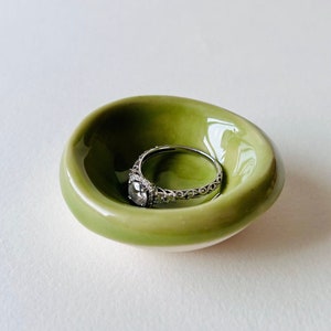 Leaf Green Tiny Ring Dish
