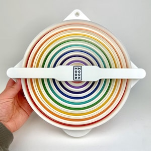 Circle Cookie Cutter Pottery Tool Rainbow Circle Cookie Cutter Set for Clay Large 3D Printed Circle Cookie Cutter Tools Artist Gift Potter