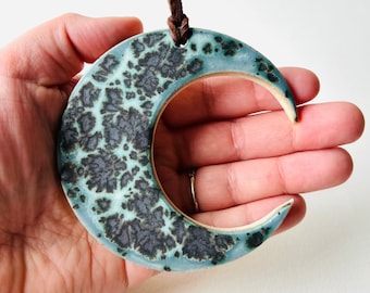 Moonscape Ceramic Ornament