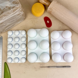 Set of 3 Egg Drape Forms for Clay Pottery Tool Ceramic drape mold pottery form egg carton drape mold ceramics tool pottery tool artist gift