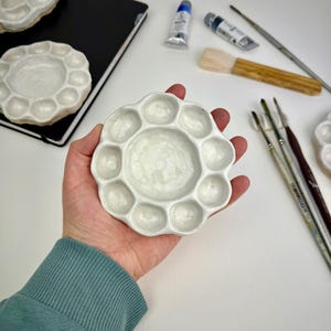 4&quot;Small Ceramic Watercolor Paint Palette MADE TO ORDER