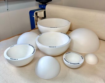 Nesting Dome Drape and Slump Form Set Hump Mold Clay Pottery Tools Bowl Mold