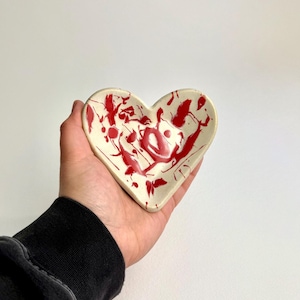 Heat Ring Dish Ceramic Jewelry Tray for Wedding Band engagement gift gift for bride