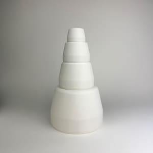 Set 1&quot;-4&quot; Nest Pottery Form Tool Large Drape Mold for Clay 3D printed pottery tool ceramics tools clay drape mold form bowl ceramic mold