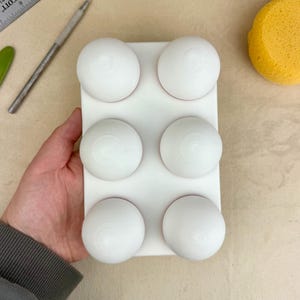 Chicken Egg Drape Form for Clay 3D Printed Pottery Tool Ceramic drape mold egg carton drape mold ceramics tool pottery tool artist gift