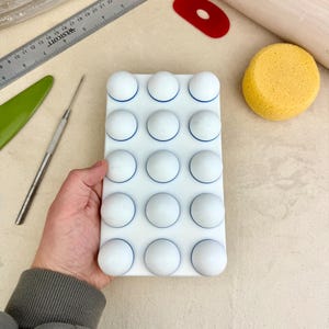 Quail Egg Drape Form for Clay Pottery Tool Ceramic drape mold pottery form egg carton drape mold ceramics tool pottery tool artist gift