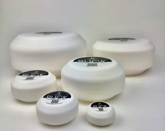 Set 1"-10" Krispy Pottery Puck Drape Mold for Clay 3D printed pottery tool ceramics tools clay drape mold drape form bowl ceramic mold