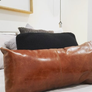 Leather Pillow, Large Leather Pillows