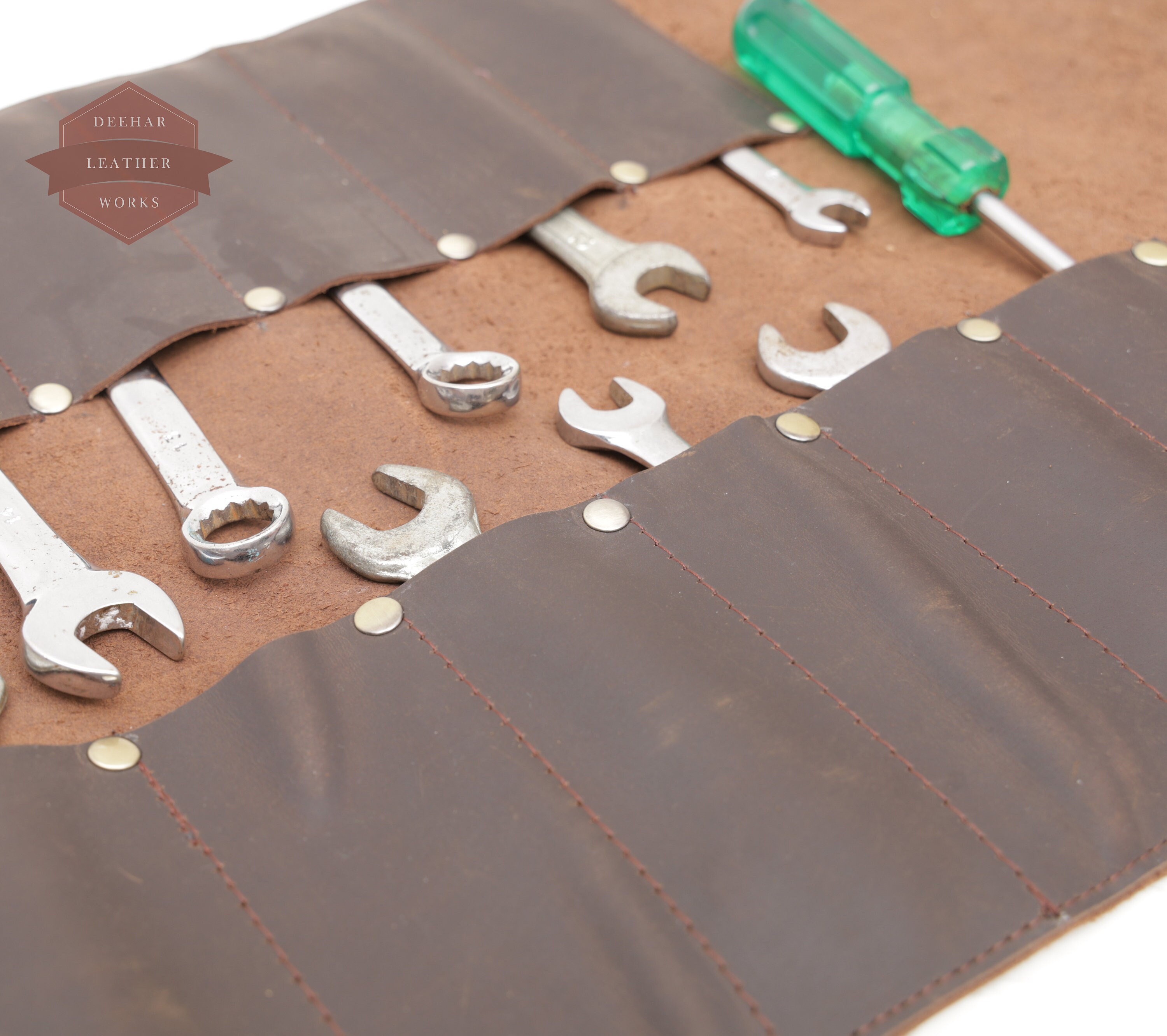 Leather Tool Roll up Pouch Leather Tool Wrench Roll Chisel Etsy