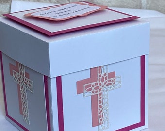 Kommunion-Konfirmation-Jugendweihe Geschenkbox, Explosionsbox