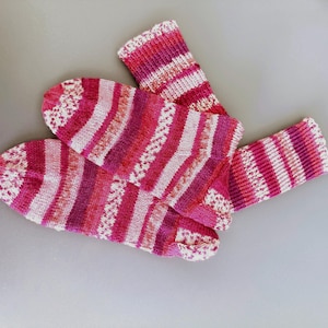 Hand-knitted socks - size 37/38