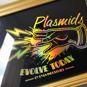 Plasmids Foil Print