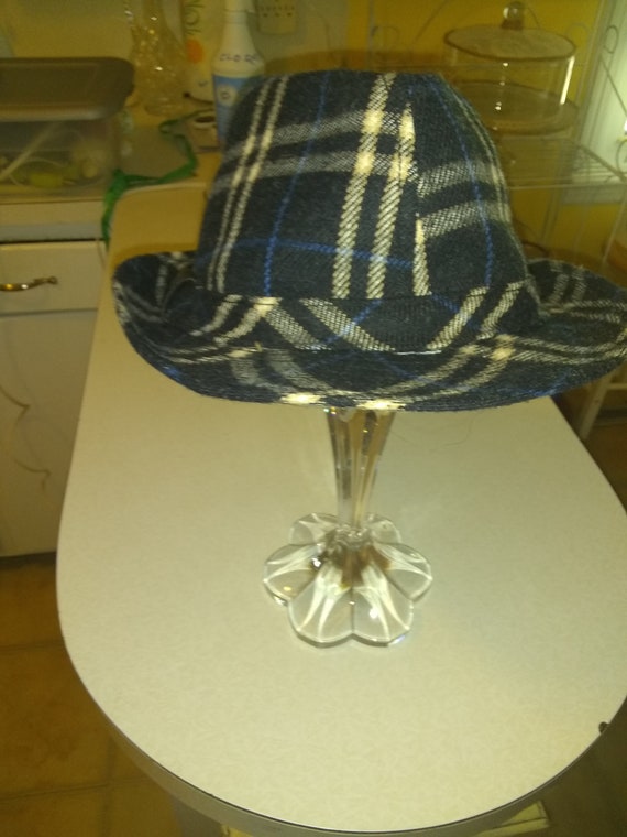 London Fog Plaid Fedora