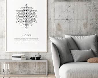 Grid of life - Sacred Geometry Minimal