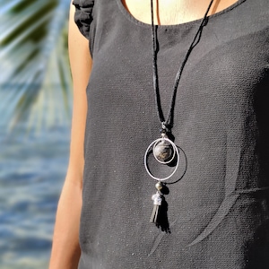Collana sabbia e perla di Tahiti