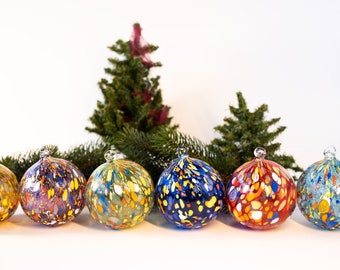 Pallina per albero di Natale in vetro di Murano dia. 9cm