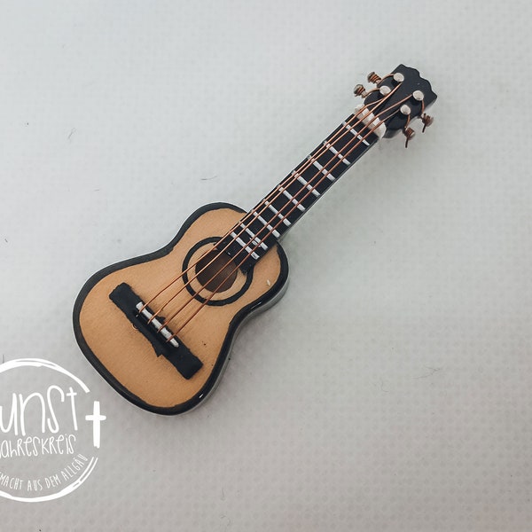 Wichtel Feen Puppen Miniatur Gitarre handgemacht