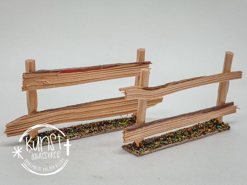 Miniatur Zaun Holzzaun Zaunelement klein Feengarten Etsy