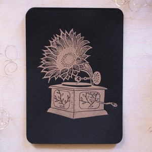 Tourne-Flore - Linograbado