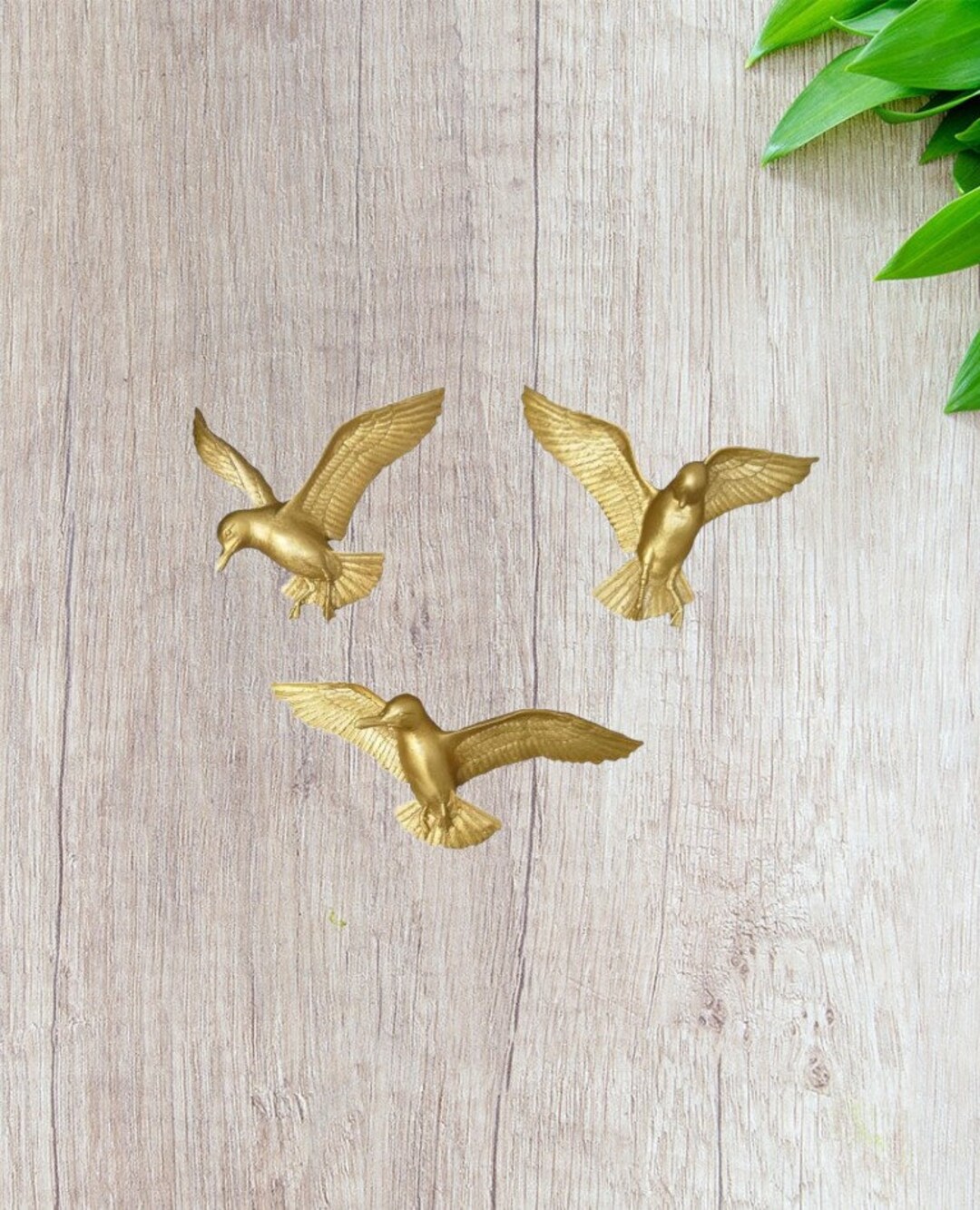 Decorative Triple Bird Wall Ornament Polyresin Wall Decor Etsy