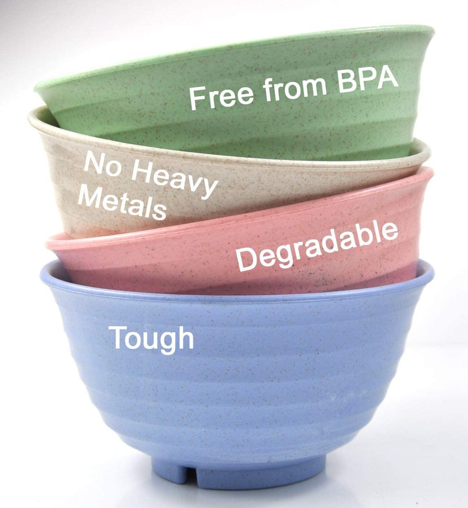 Unbreakable Extra Large Cereal Bowls Wheat Straw Degradable Etsy