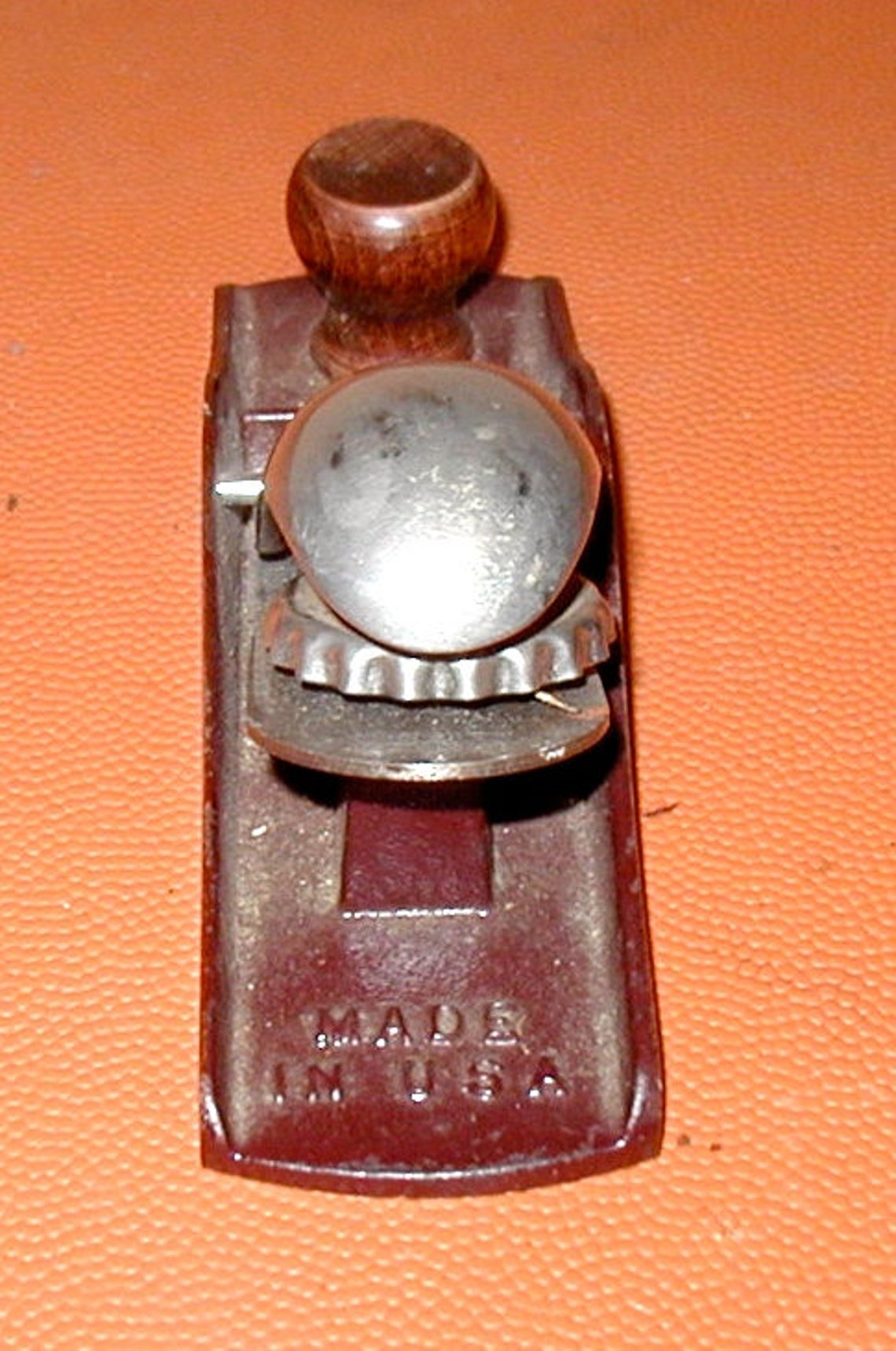 Stanley hand planer vintage cast iron wood handle USA Etsy