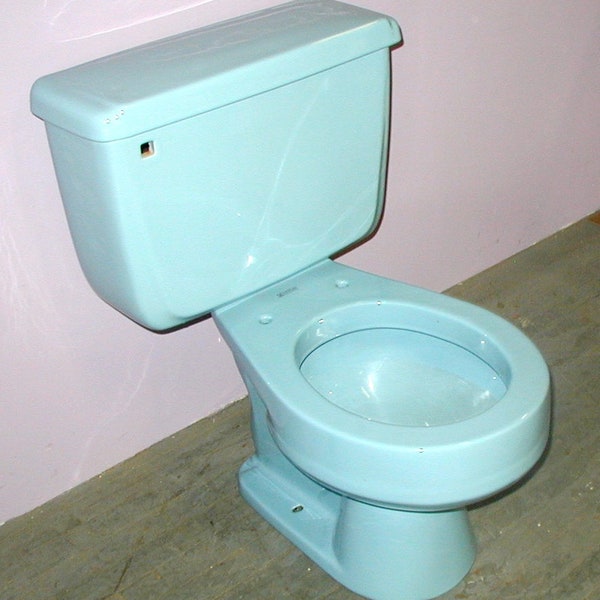 American Standard Blue Toilet Seats Etsy