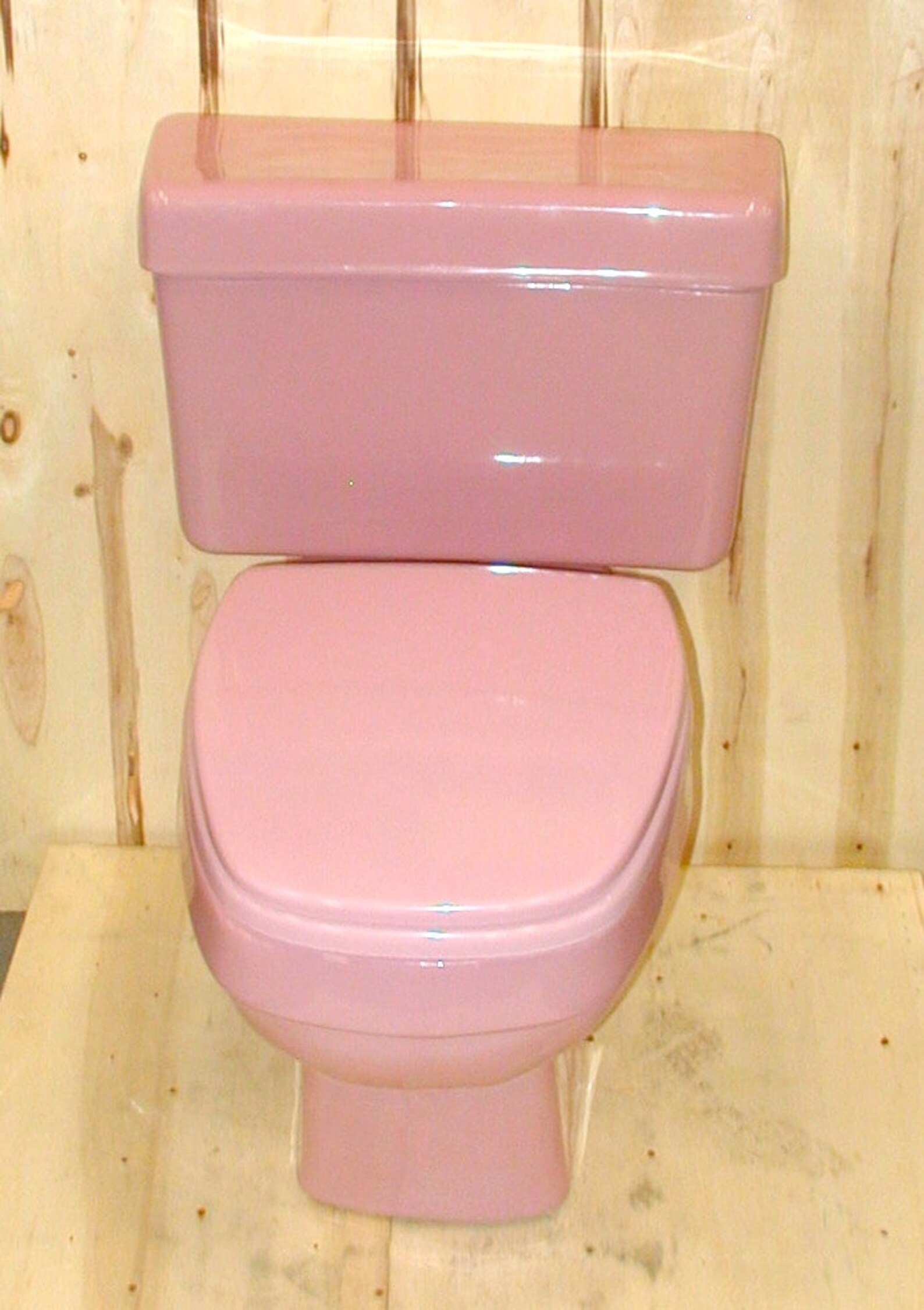 Eljer Rose Pink Toilet Vintage TwoPiece Style with Etsy
