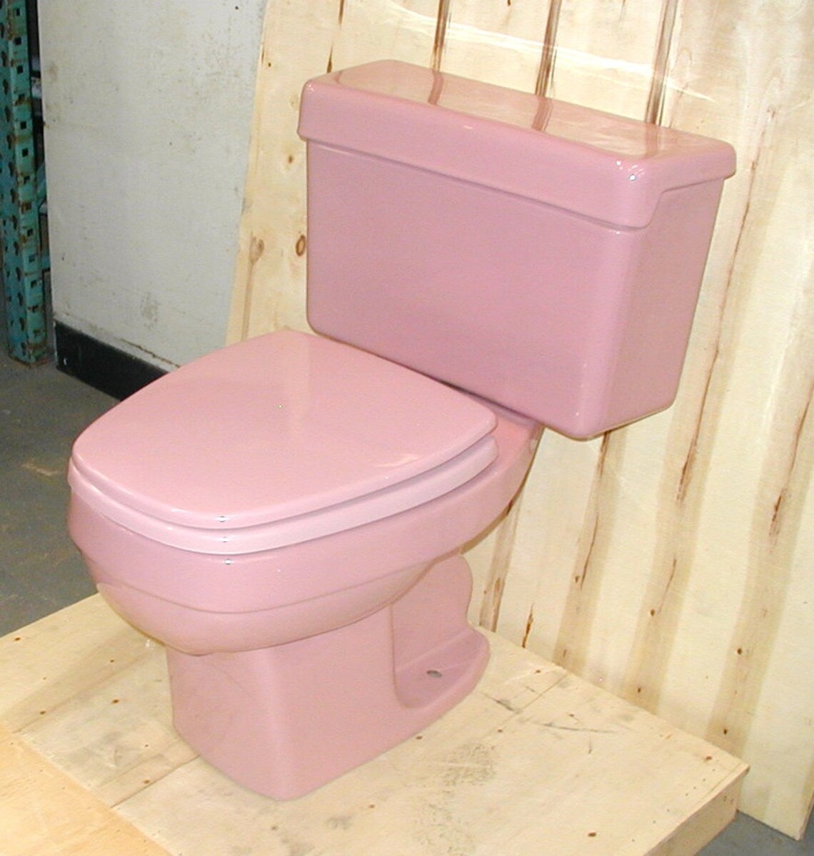 Eljer Rose Pink Toilet Vintage TwoPiece Style with Etsy