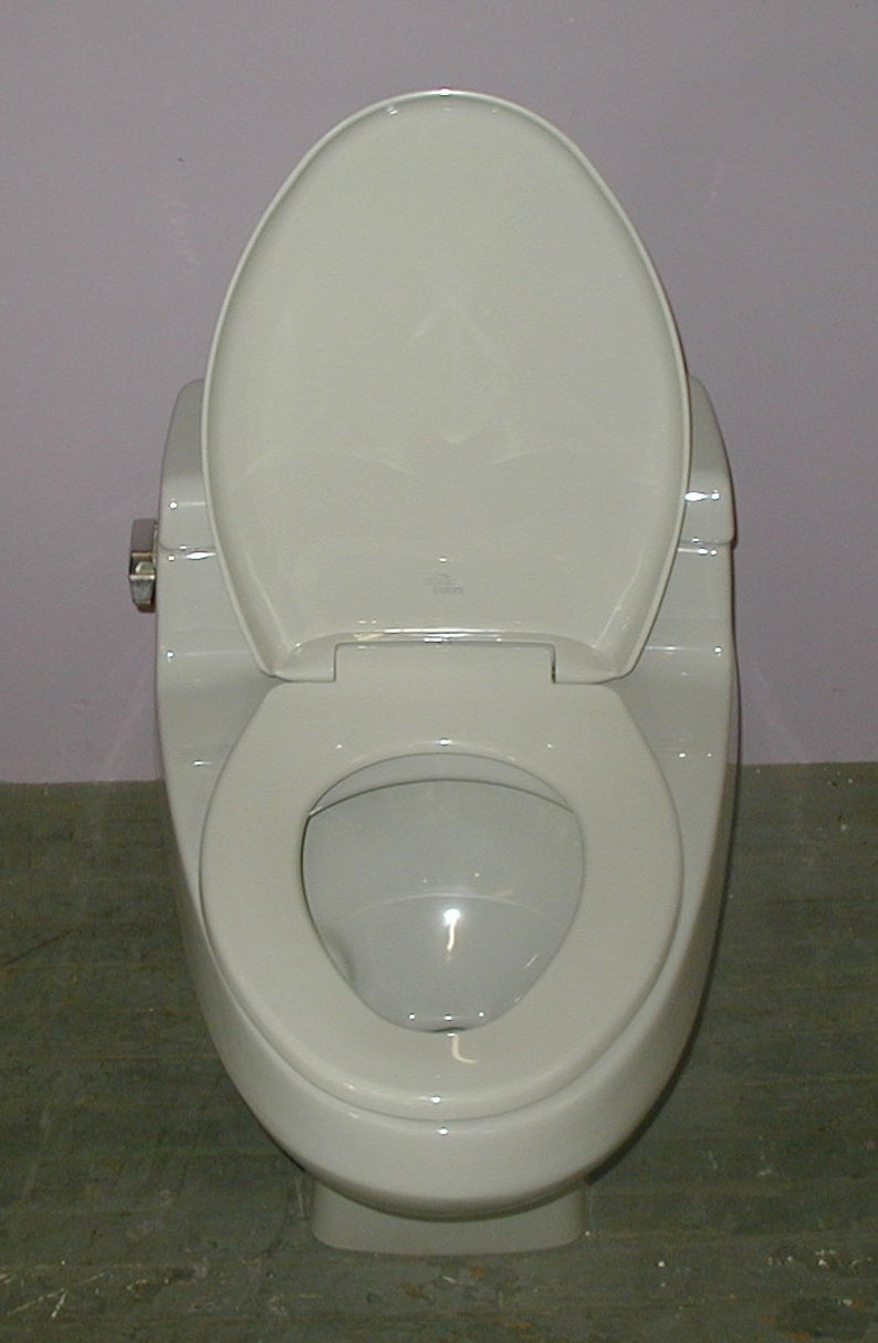Gray Eljer One Piece Vintage Toilet Bathroom Etsy