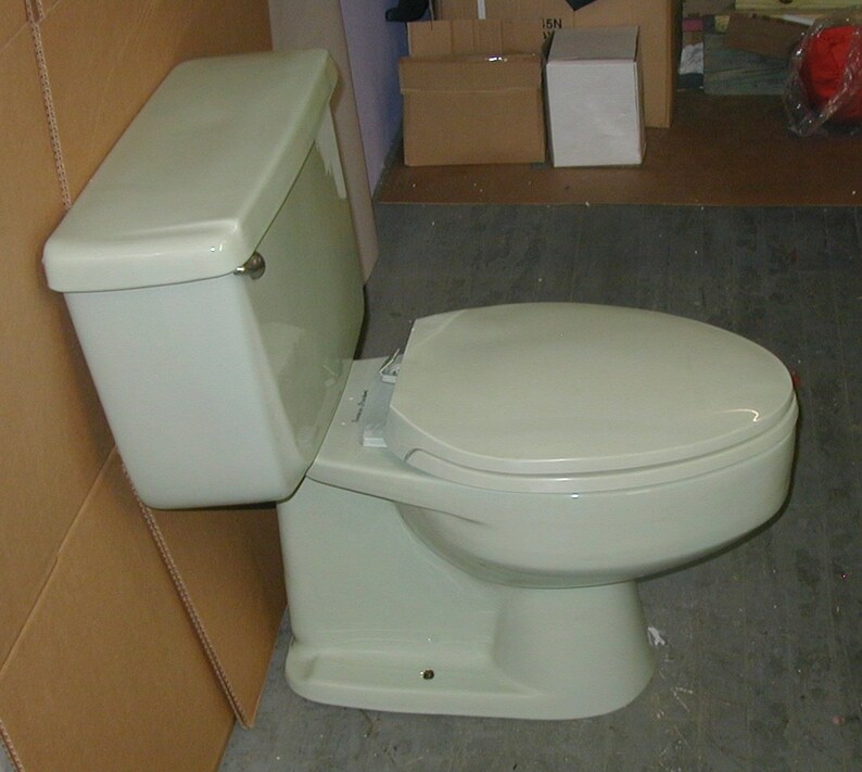 Sea Foam Green American Standard Vintage Elongated Bowl Toilet Etsy