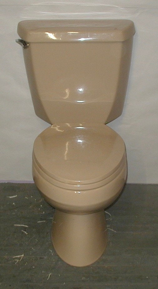 Kohler Light Brown Beige Toilet Vintage Bathroom Etsy