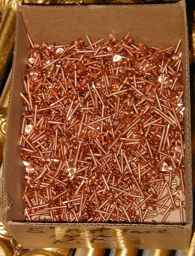 11/4 Solid Copper Nails sold by the Pound Etsy