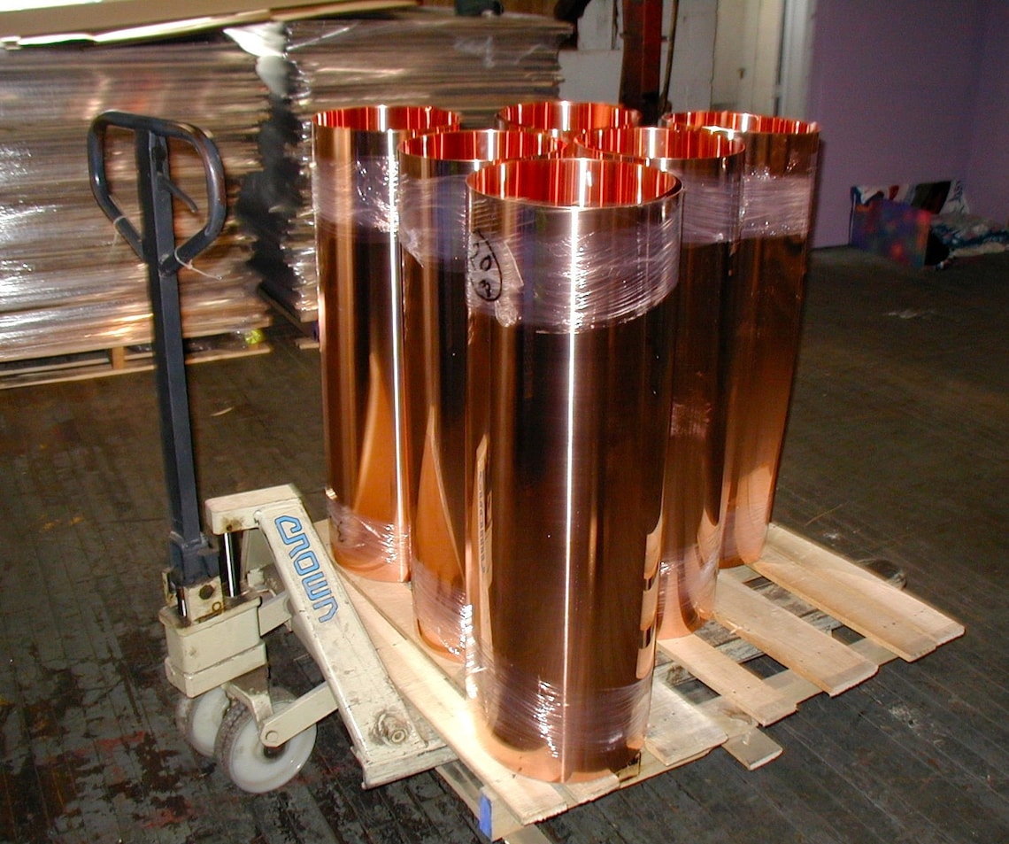 Bulk Lot 6 Rolls of 36 X 120 Solid Copper Sheet Etsy UK