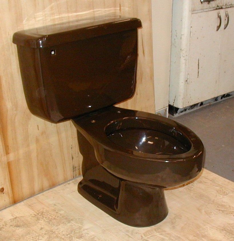 Brown toilet deals
