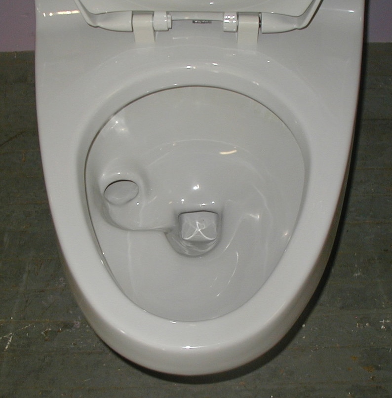 Gray Eljer One Piece Vintage Toilet Bathroom Etsy