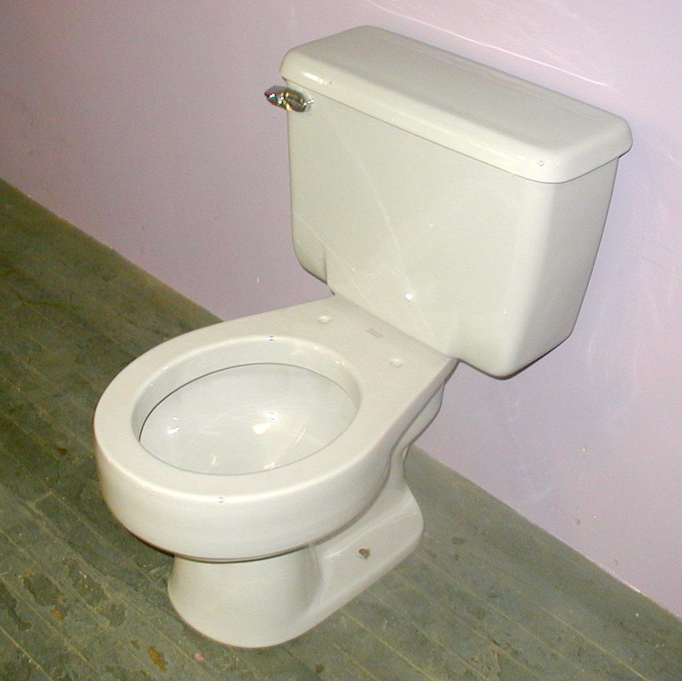 American Standard Light Grey Vintage Toilet Gray Etsy