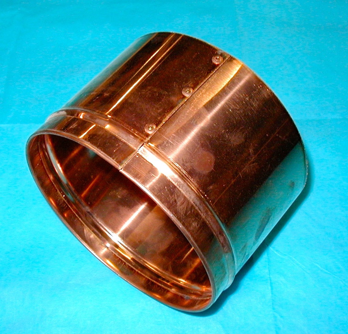 6 diameter solid copper slug ring garden plant flower Etsy