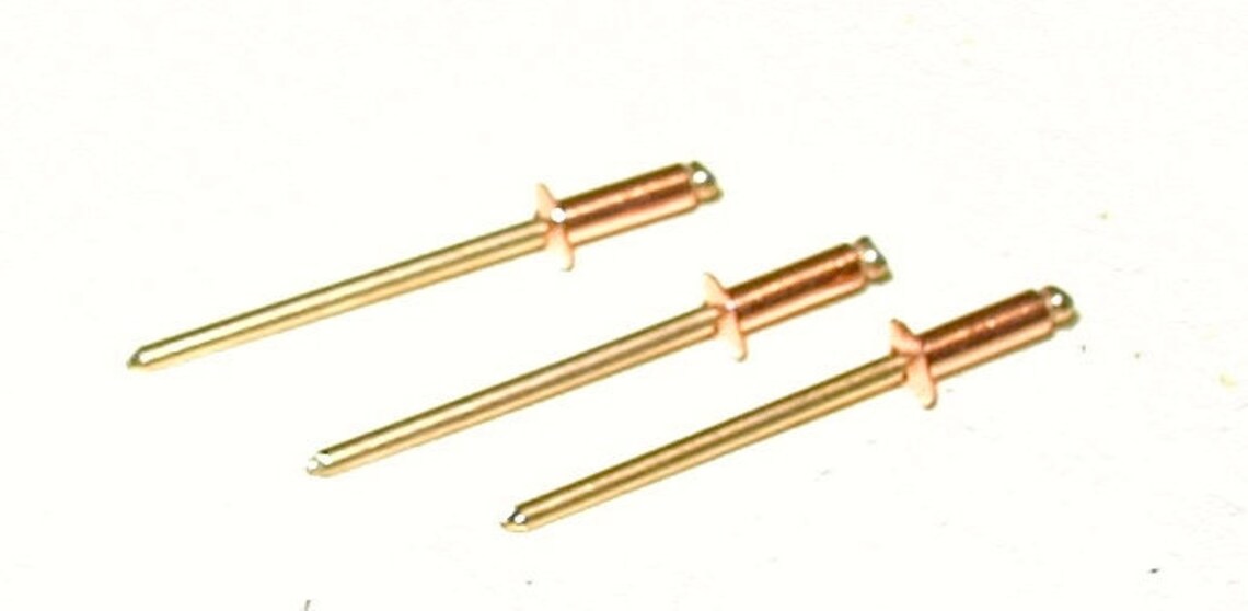 Box of 100 Solid Copper Pop Rivets 1/8 Diameter Etsy