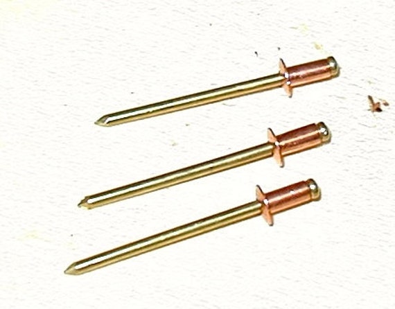 1/8 X 7/8 Flat Head Copper Rivets; 100 PCS Box 