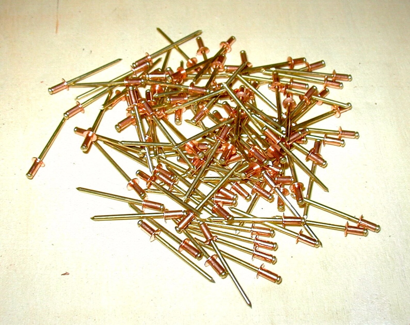 Box of 100 Solid Copper Pop Rivets 1/8 Diameter, 1/8 Grip Length Etsy