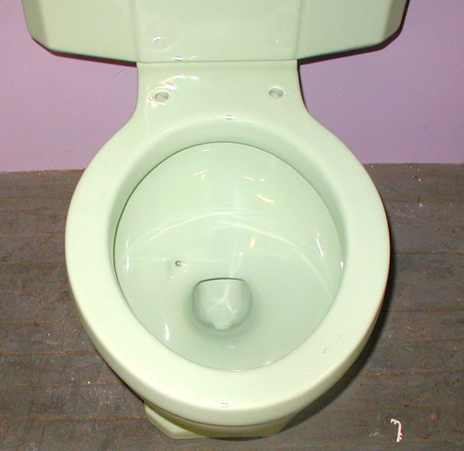 Jade Green Toilet Vintage Art Deco Style Bathroom Fixture - Etsy
