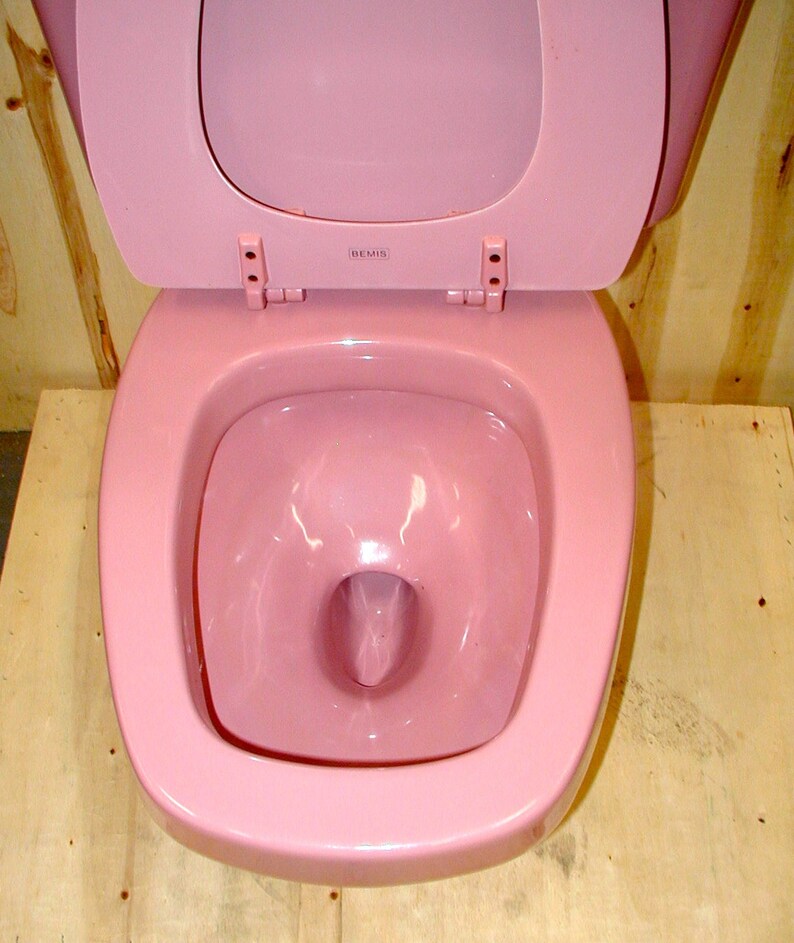 Eljer Rose Pink Toilet Vintage TwoPiece Style with Etsy