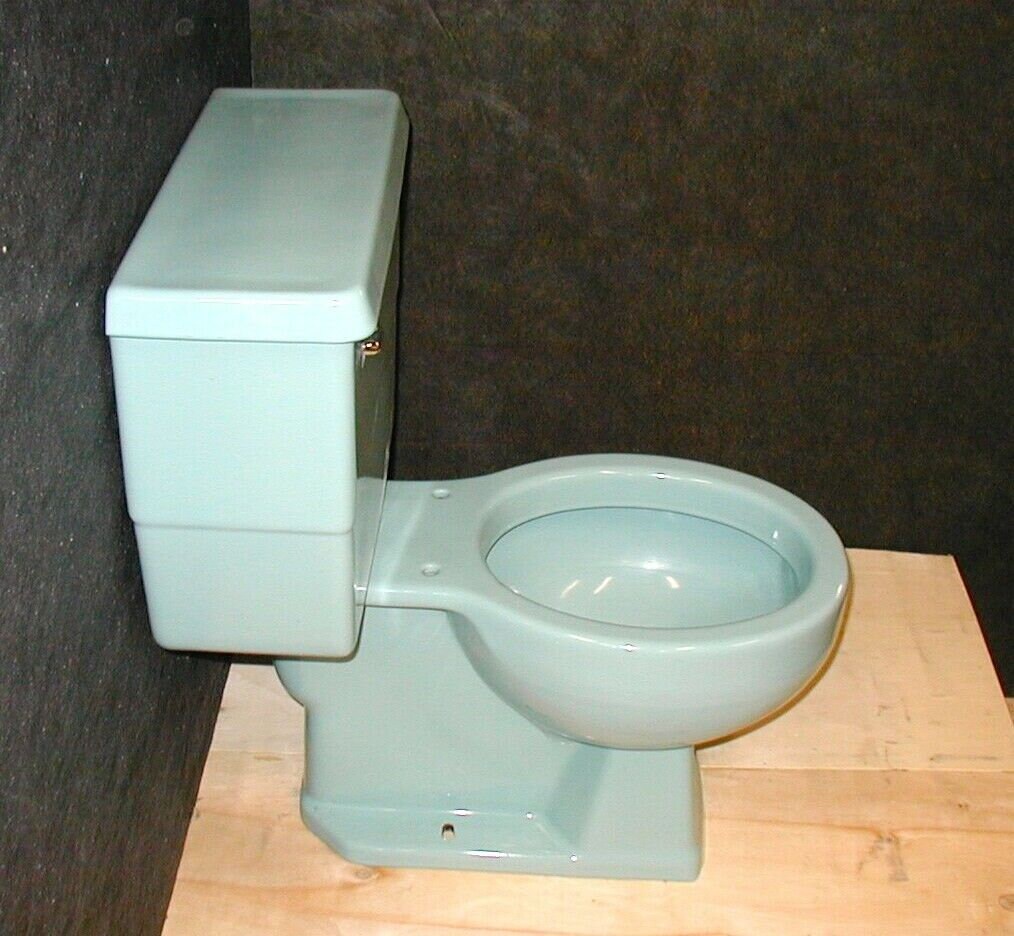 Vintage Kohler K4552 Turquoise Toilet TwoPiece Style K4552 Etsy