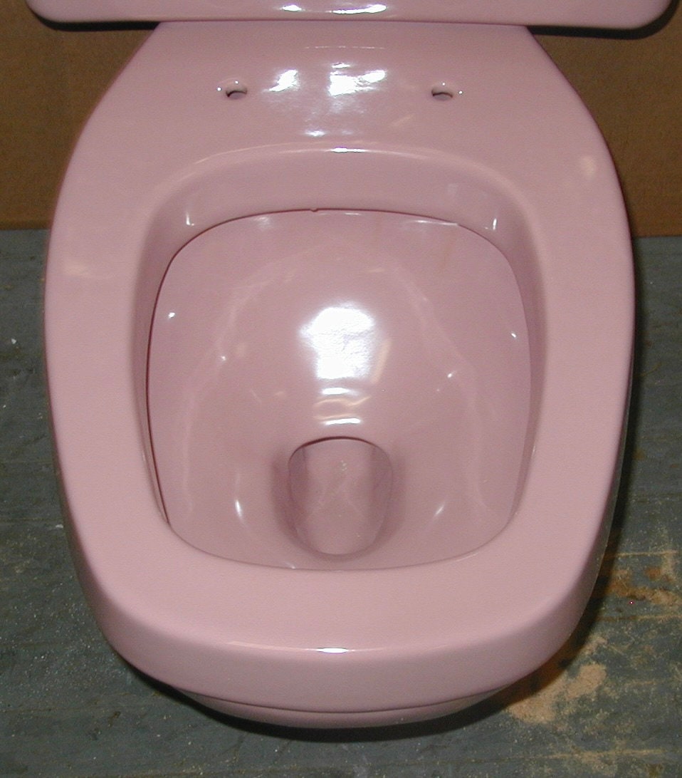 Rose Pink Eljer Vintage Toilet Bathroom Etsy