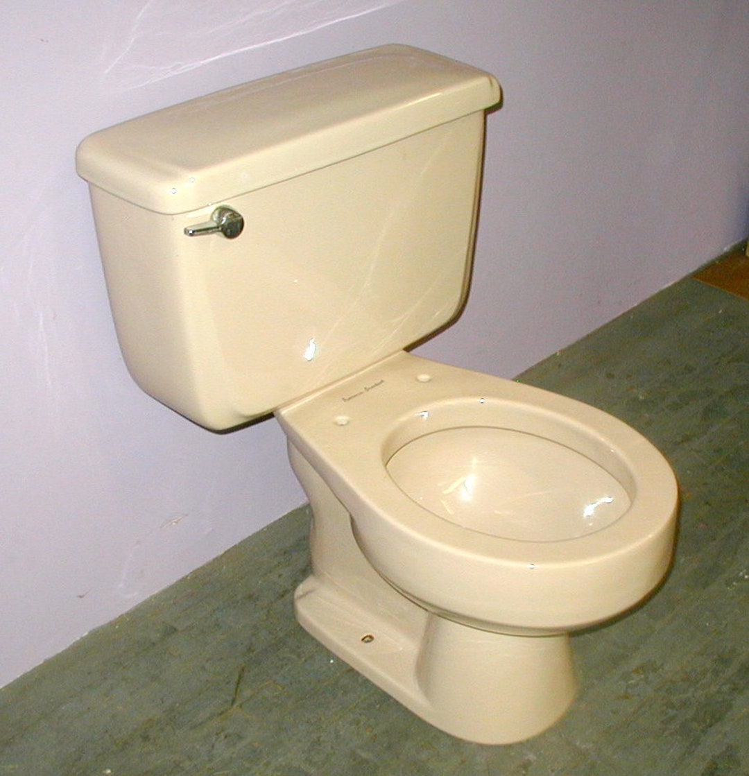 Light Beige American Standard Toilet Vintage Original Etsy